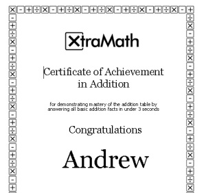Andrew xtra math